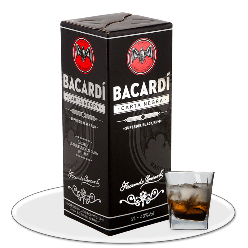 РОМ БАКАРДИ КАРТА НЕГРА (BACARDI CARTA NEGRA) 2 Л