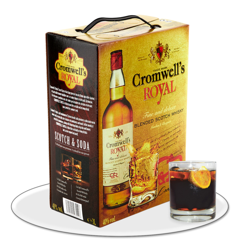 ВИСКИ CROMWELL’S ROYAL SCOTCH (КРОМВЕЛ) 3 Л