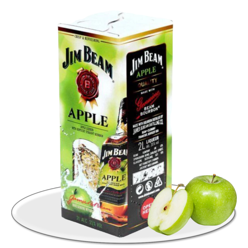 ВИСКИ ДЖИМ БИМ ЯБЛОКО 2 ЛИТРА (JIM BEAM APPLE)