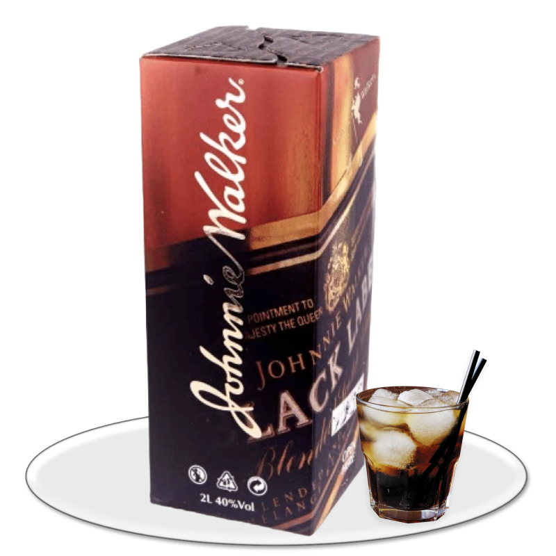 ВИСКИ ДЖОНИ УОКЕР БЛЭК ЛЕЙБЛ (JOHNNIE WALKER BLACK LABEL) 2 Л